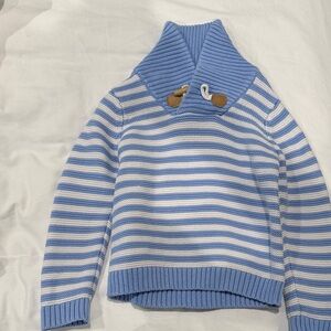 Janie and Jack Blue and White Striped Kids Sweater. Toddler boys